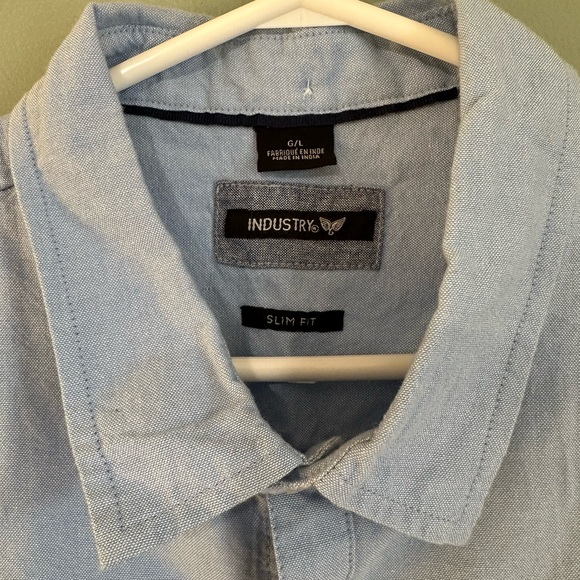 Large Short Sleeve Dress Shirt - Slim fit - Picture 4 of 4